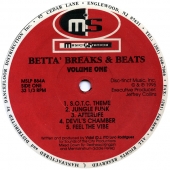 Betta Breaks And Beats Volume One Label: Music Station ‎–
